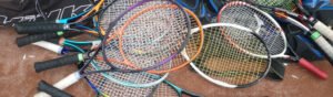 Tennis string guide